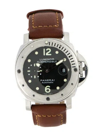 Pre-owned Panerai Luminor Submersible Watch In Multi