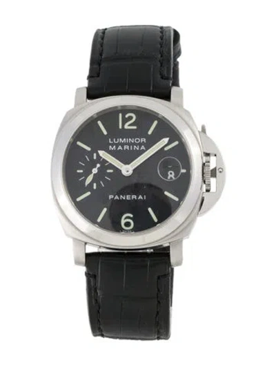 Pre-owned Panerai Luminor Watch, 40mm In Multicolor