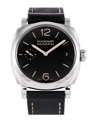 Panerai Men's Radiomir Watch In Black
