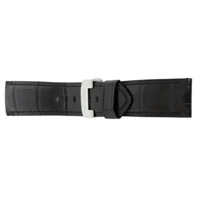 Pre-owned Panerai New  Luminor Radiomir Black Alligator Watch Strap/steel Buckle Set, 2012