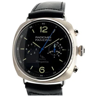 Pre-owned Panerai Pam 384, Radiomir Regatta Limited Titanium Classic Yachts Challenge 2010 In Multi