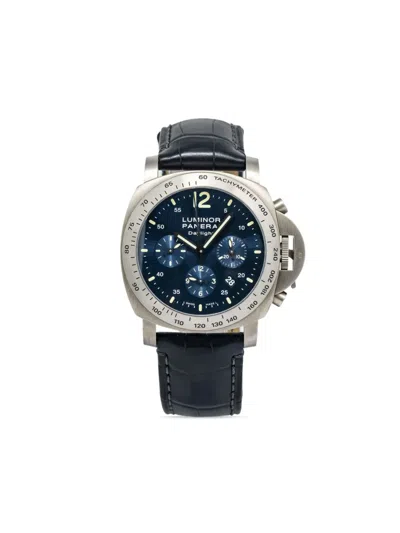 Pre-owned Panerai  Luminor 44mm In Blue