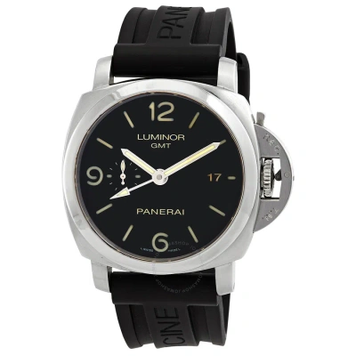 Panerai Luminor 1950 3 Days Gmt Automatic Black Dial Men's Watch Pam00320
