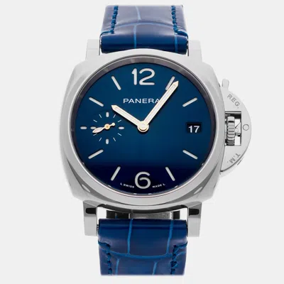 Pre-owned Panerai Luminor Due Pam 1273 38 Mm