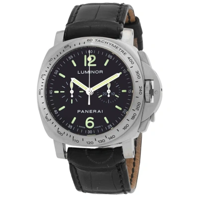 Panerai Luminor Hand Wind Chronometer Black Dial Men's Watch Pam00215