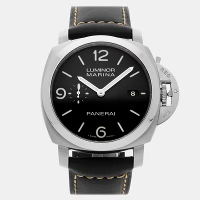 Pre-owned Panerai Luminor Marina 1950 3 Days Pam 312 44 Mm In Black