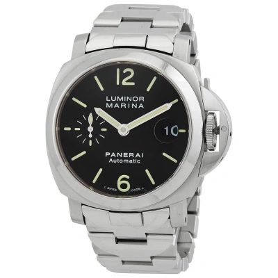Panerai Luminor Marina Automatica Chronometer Black Dial Men's Watch Pam00050