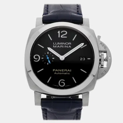 Pre-owned Panerai Luminor Marina Pam 1312 In Black