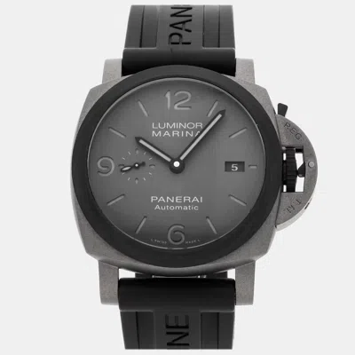 Pre-owned Panerai Luminor Marina Tuttogrigio Pam 1662 In Black