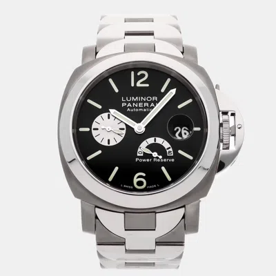 Pre-owned Panerai Luminor Power Reserve Pam 171 44 Mm In Black