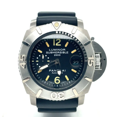 Panerai Luminor Submersible Automatic Black Dial Men's Watch Pam00194 In Blue
