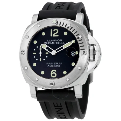 Panerai Luminor Submersible Black Dial Men's Watch Pam01024