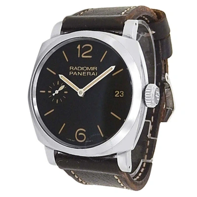 Panerai Radiomir 1940 Black Dial Men's Watch Pam00514 In Black / Brown