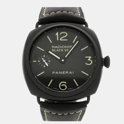 Pre-owned Panerai Radiomir Black Seal Pam 292