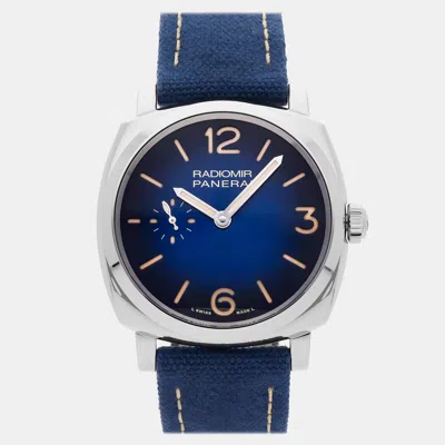 Pre-owned Panerai Radiomir Pam 1144 In Blue