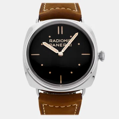 Pre-owned Panerai Radiomir Slc 3 Days Pam 425 In Black