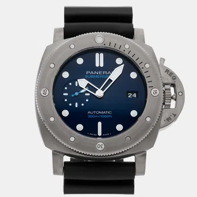 Pre-owned Panerai Submersible Bmg-tech Pam 692 In Blue