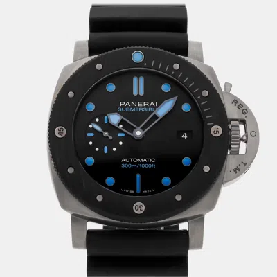 Pre-owned Panerai Submersible Pam 799 In Black