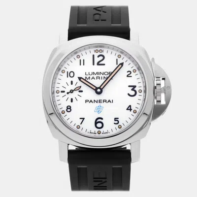 Pre-owned Panerai Luminor Pam 778 In White