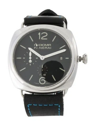 Pre-owned Panerai Radiomir 10 Days Gmt Watch In Multicolor