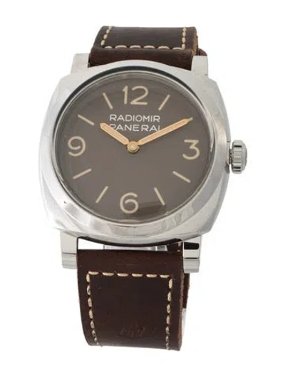 Pre-owned Panerai Radiomir 1940 3 Days Acciaio Watch In Multi