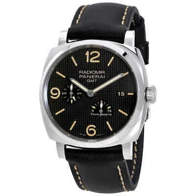 Pre-owned Panerai Radiomir 1940 3 Days Gmt Power Reserve Automatic Men's Watch Pam00628