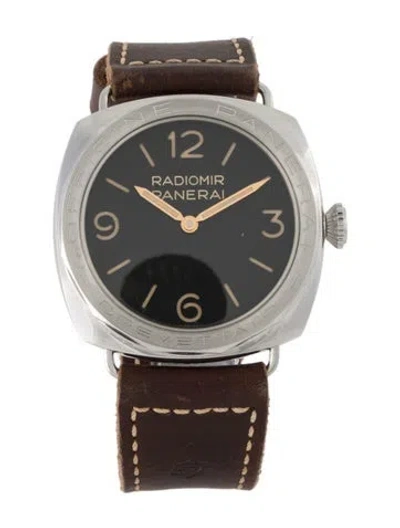 Pre-owned Panerai Radiomir 3 Days Acciaio Watch In Multi