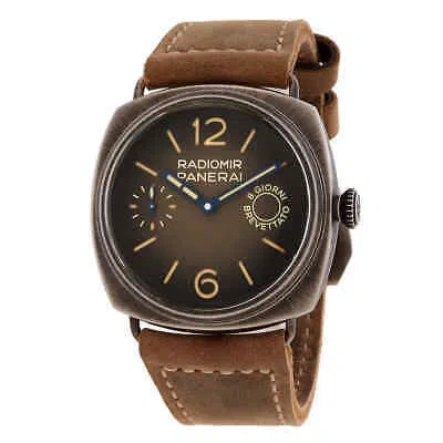 Pre-owned Panerai Radiomir Brown Dial Men's Watch Pam01347