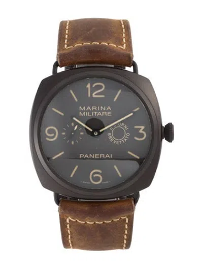 Pre-owned Panerai Radiomir Composite Marina Militaire Watch In Multicolor