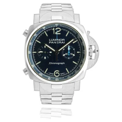Pre-owned Panerai Stainless Steel Luminor Chronograph 44mm In Multi