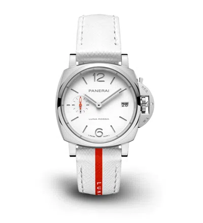 Panerai Stainless Steel Luminor Due Luna Rossa Watch In Neutral