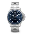 PANERAI STAINLESS STEEL SUBMERSIBLE WATCH 42MM