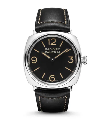 Panerai Steel Radiomir Watch In Gray