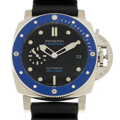Panerai Submersible Automatic Black Dial Men's Watch Pam01209