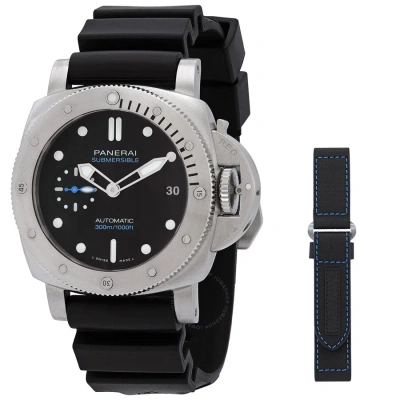 Panerai Submersible Automatic Black Dial Men's Watch Pam01973