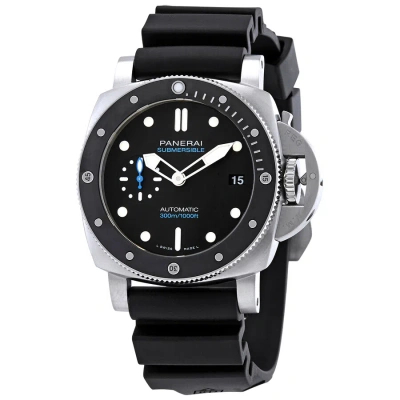 Panerai Submersible Automatic Black Dial Men's Watch Pam00683 In Black / Skeleton