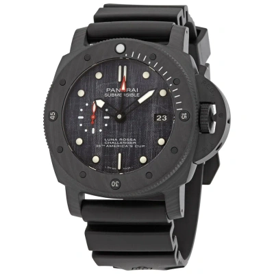 Panerai Submersible Carbotech Luna Rossa Automatic Men's Watch Pam01039 In Black