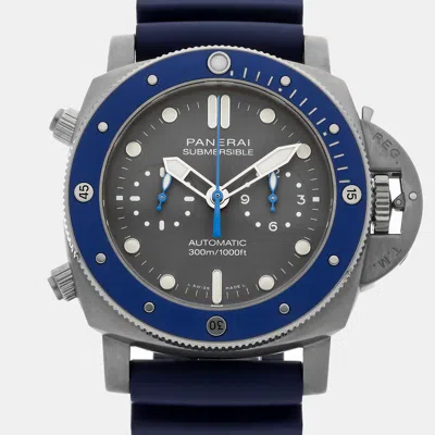 Pre-owned Panerai Submersible Chrono Guillaume Nery Edition Pam 982