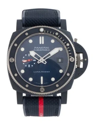 Pre-owned Panerai Submersible Quarantaquattro Watch In Multicolor