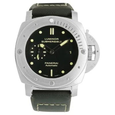 Pre-owned Panerai Titanium Submersible 47mm In Multi