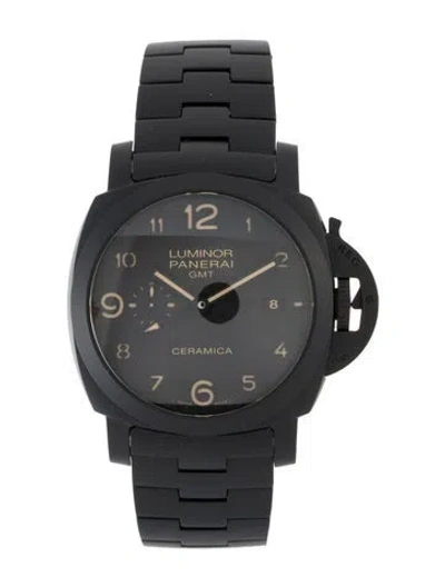 Pre-owned Panerai Tuttonero Luminor Watch, 44mm In Multi