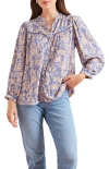 Paneros Clothing Anna Floral Button Up Blouse In Multi