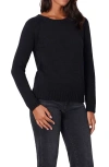 Paneros Clothing Aspen Cotton Crewneck Sweater In Black