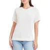 Paneros Clothing Simone Cotton Sweater Tee In White