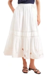 Paneros Clothing Stevie Lace Inset Embroidered Skirt