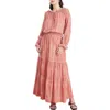 Paneros Clothing Tiered Esme Dress In Pink