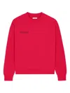 Pangaia 365 Cotton Sweatshirt In Red