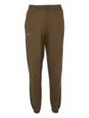 Pangaia 365 Cotton Track Trousers In Brown