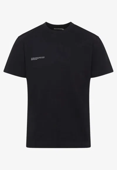 Pangaia 365 Logo Crewneck T-shirt In Blue