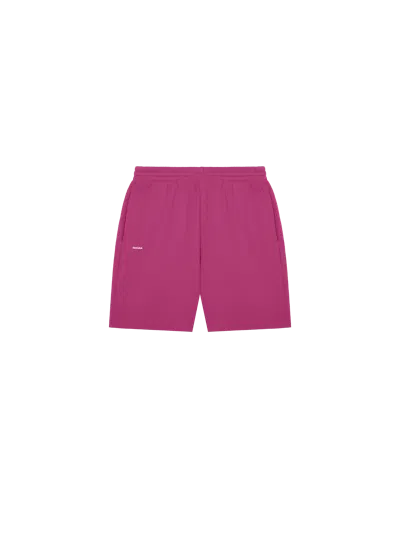 Pangaia 365 Midweight Mid Length Shorts In Berry Purple